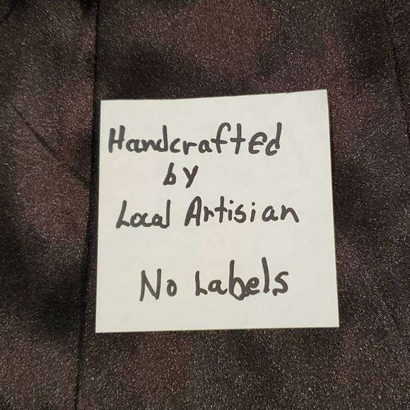 Artisan Jacket Coat 'Women's Blue Yellow Patchwork Zip Lined Handcrafted Plus 4X - Picture 12 of 12